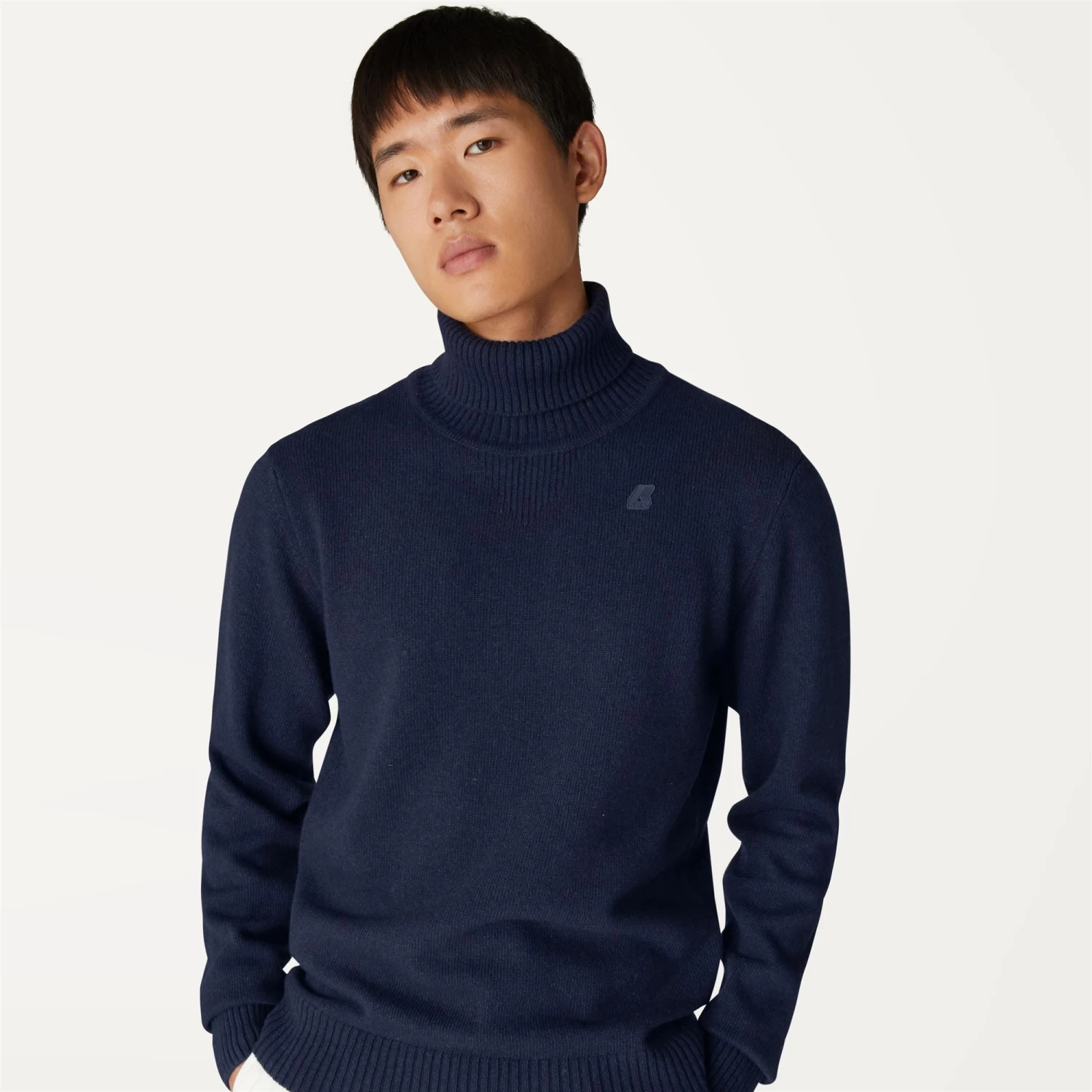 HENRY LAMBSWOOL - Knitwear - PullOver - Man - BLUE DEPTH - immagine 2