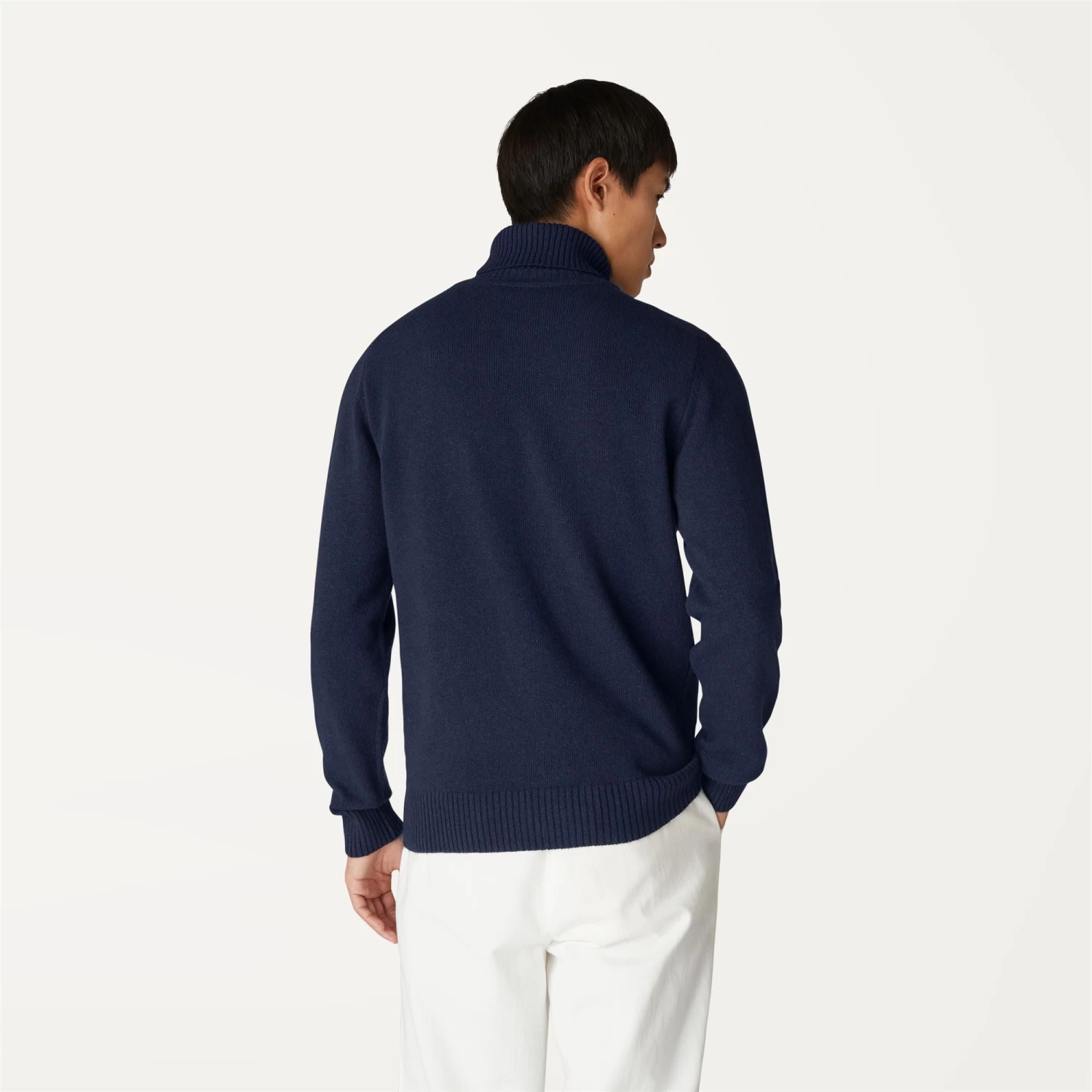 HENRY LAMBSWOOL - Knitwear - PullOver - Man - BLUE DEPTH - immagine 5