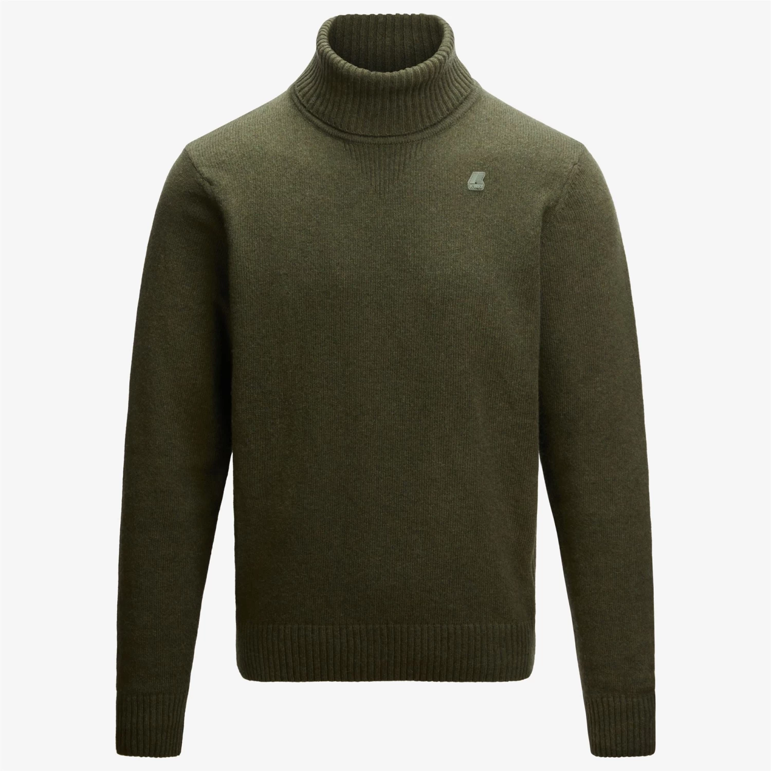 HENRY LAMBSWOOL - Knitwear - PullOver - Man - GREEN BLACKISH