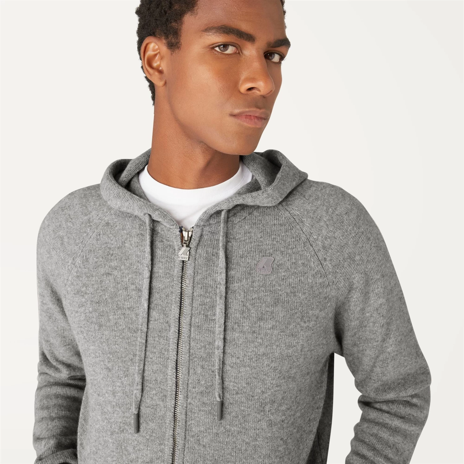 MARCY LAMBSWOOL - Knitwear - Jacket - Man - GREY MD STEEL - immagine 2