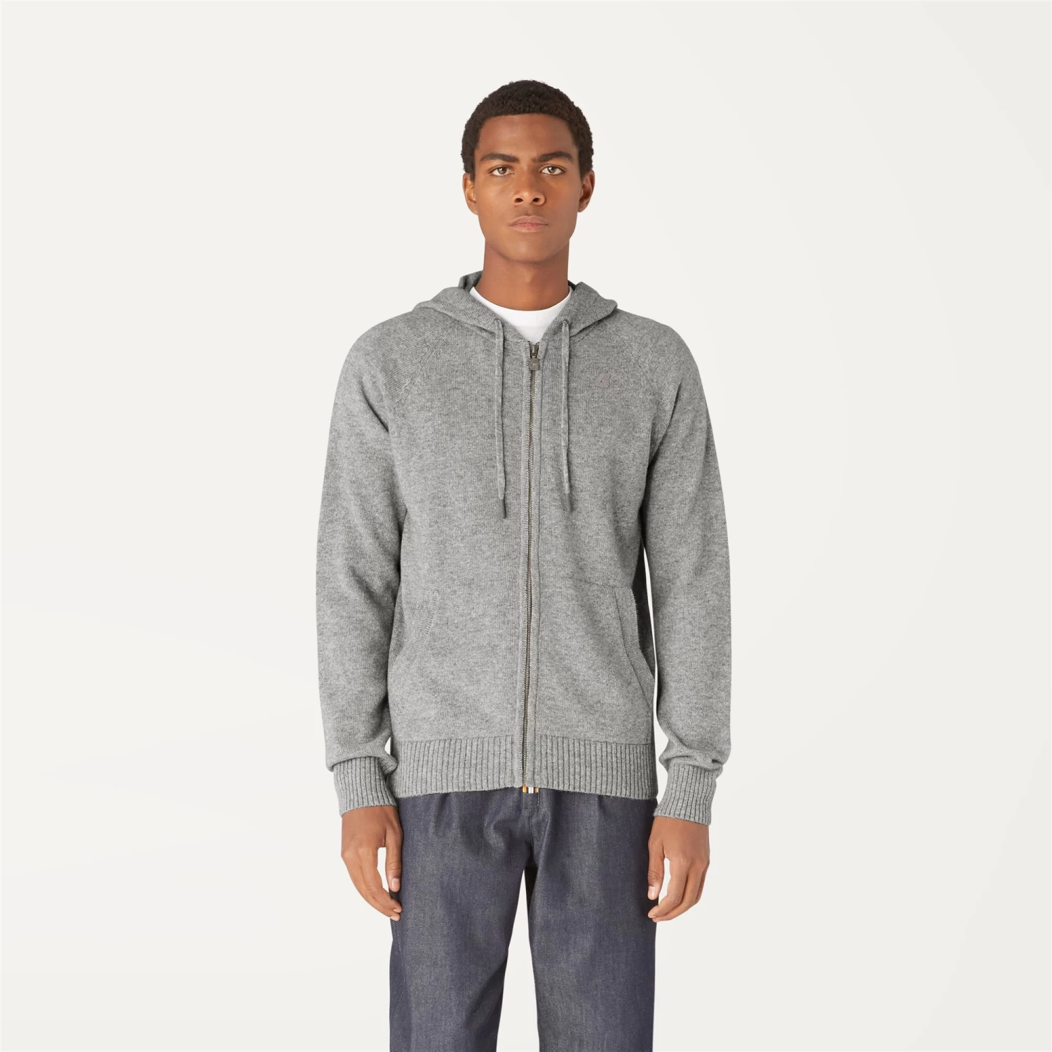 MARCY LAMBSWOOL - Knitwear - Jacket - Man - GREY MD STEEL - immagine 3