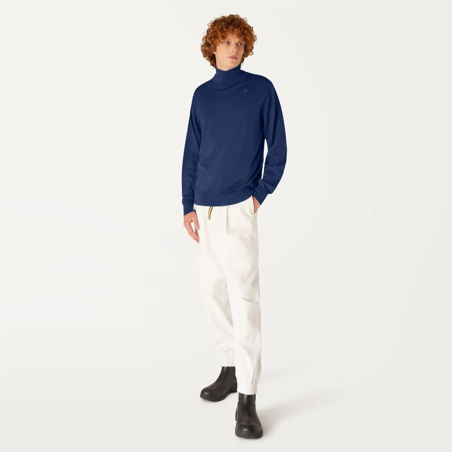 HENRY MERINO - Knitwear - PullOver - Man - BLUE MEDIEVAL - immagine 3