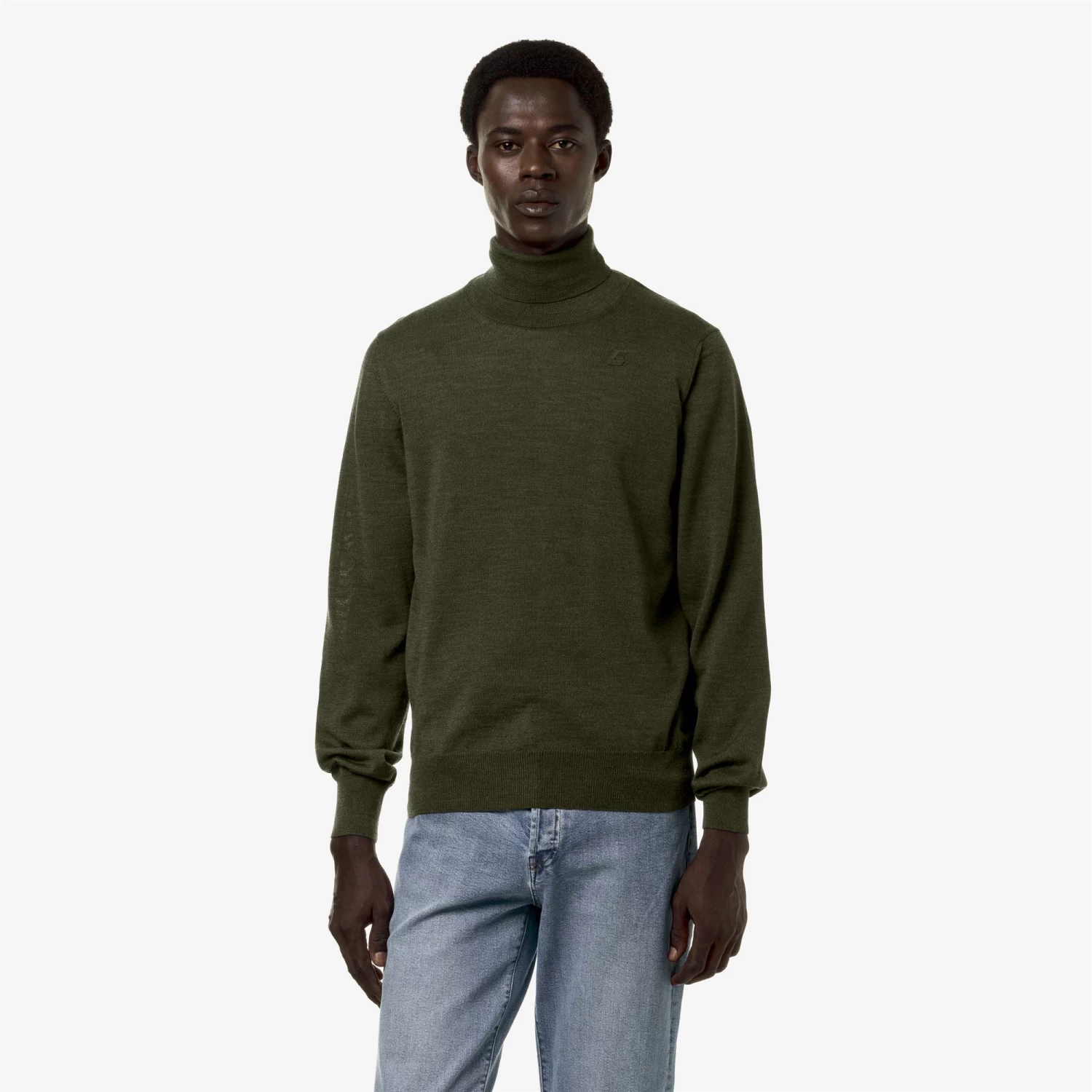 HENRY MERINO - Knitwear - PullOver - Man - GREEN BLACKISH - immagine 3