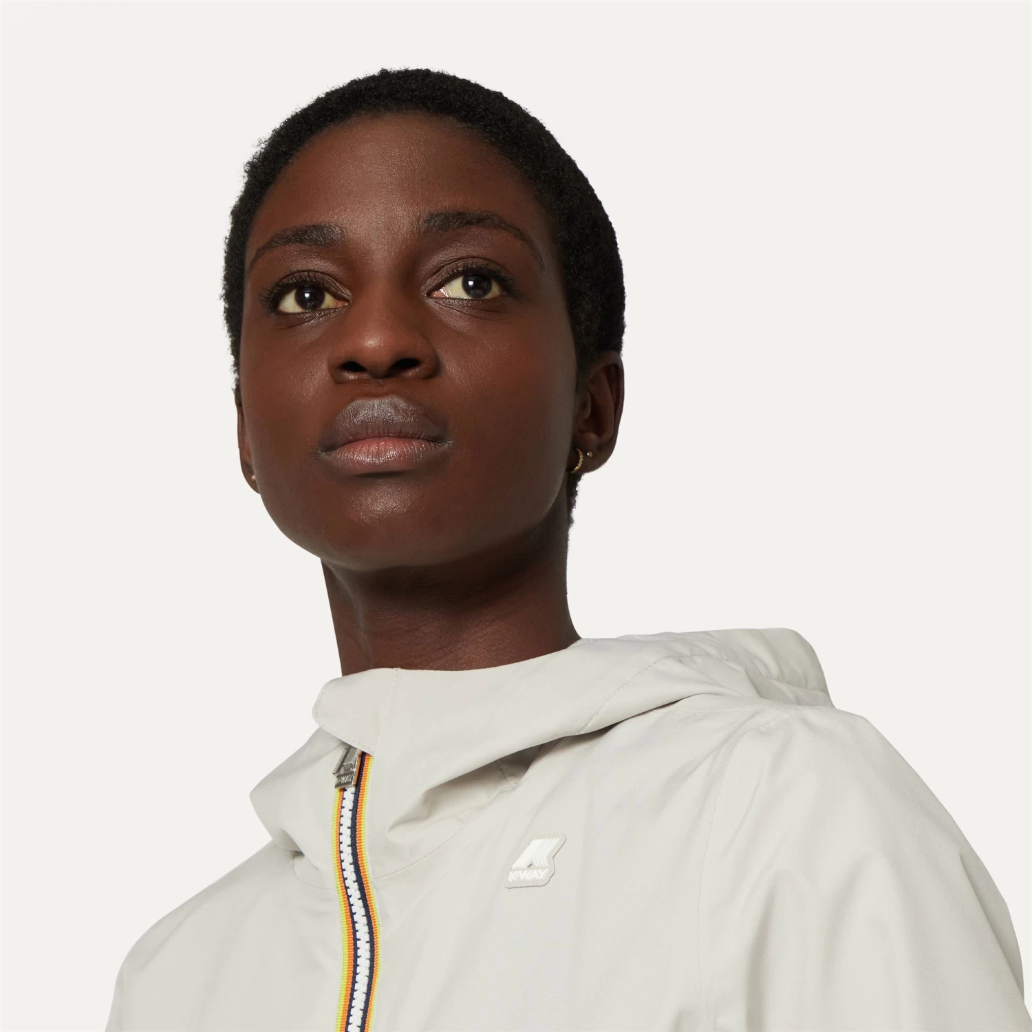 LILY STRETCH POLY JERSEY - Jackets - Short - Woman - BEIGE LT - immagine 2