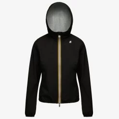 LILY STRETCH POLY JERSEY - Jackets - Short - Woman - BLACK PURE