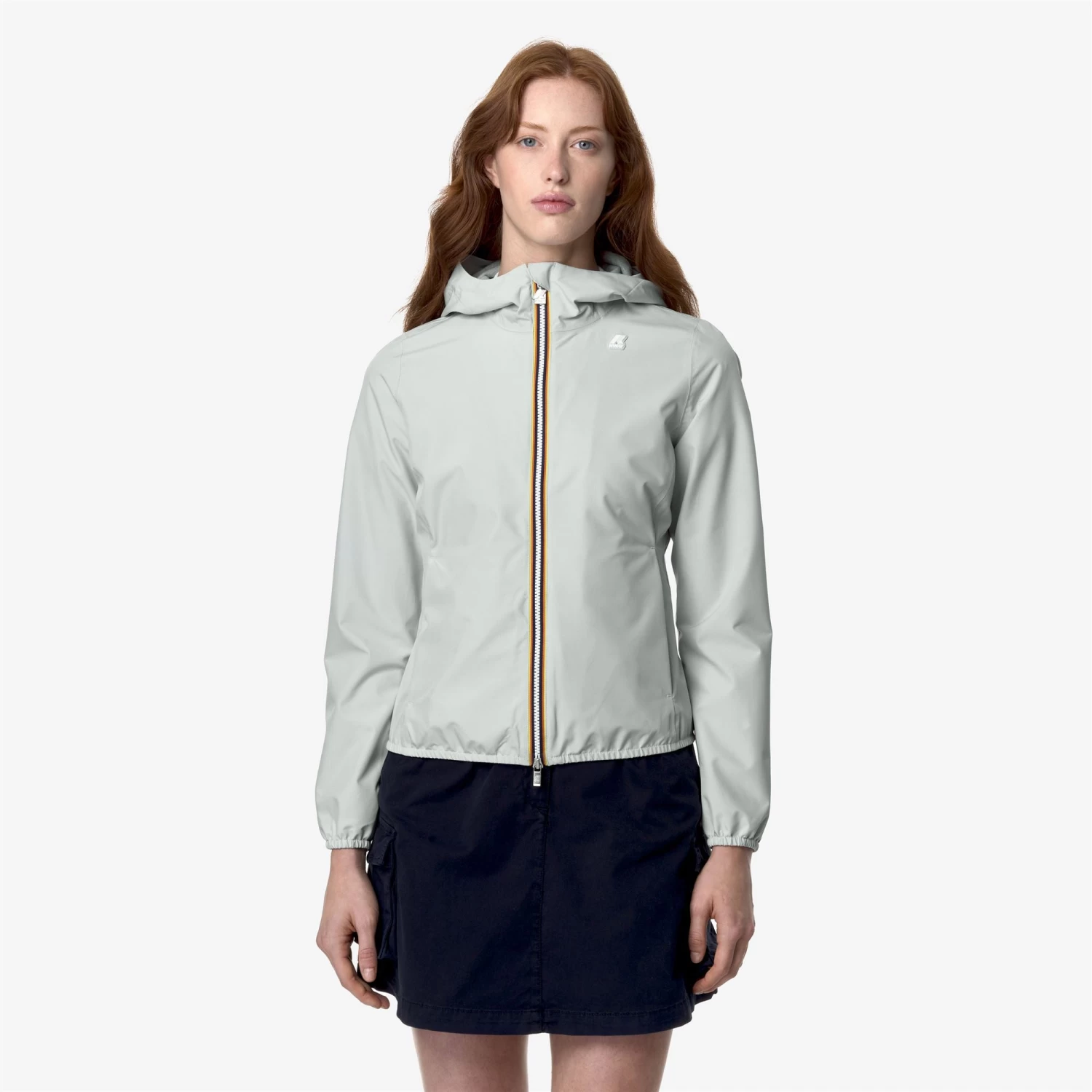 LILY STRETCH POLY JERSEY - Jackets - Short - Woman - GREY SAGE - immagine 3