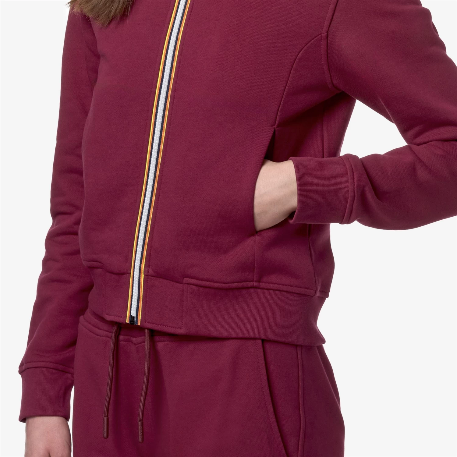 KATY - Fleece - Jacket - Woman - RED DK - immagine 2