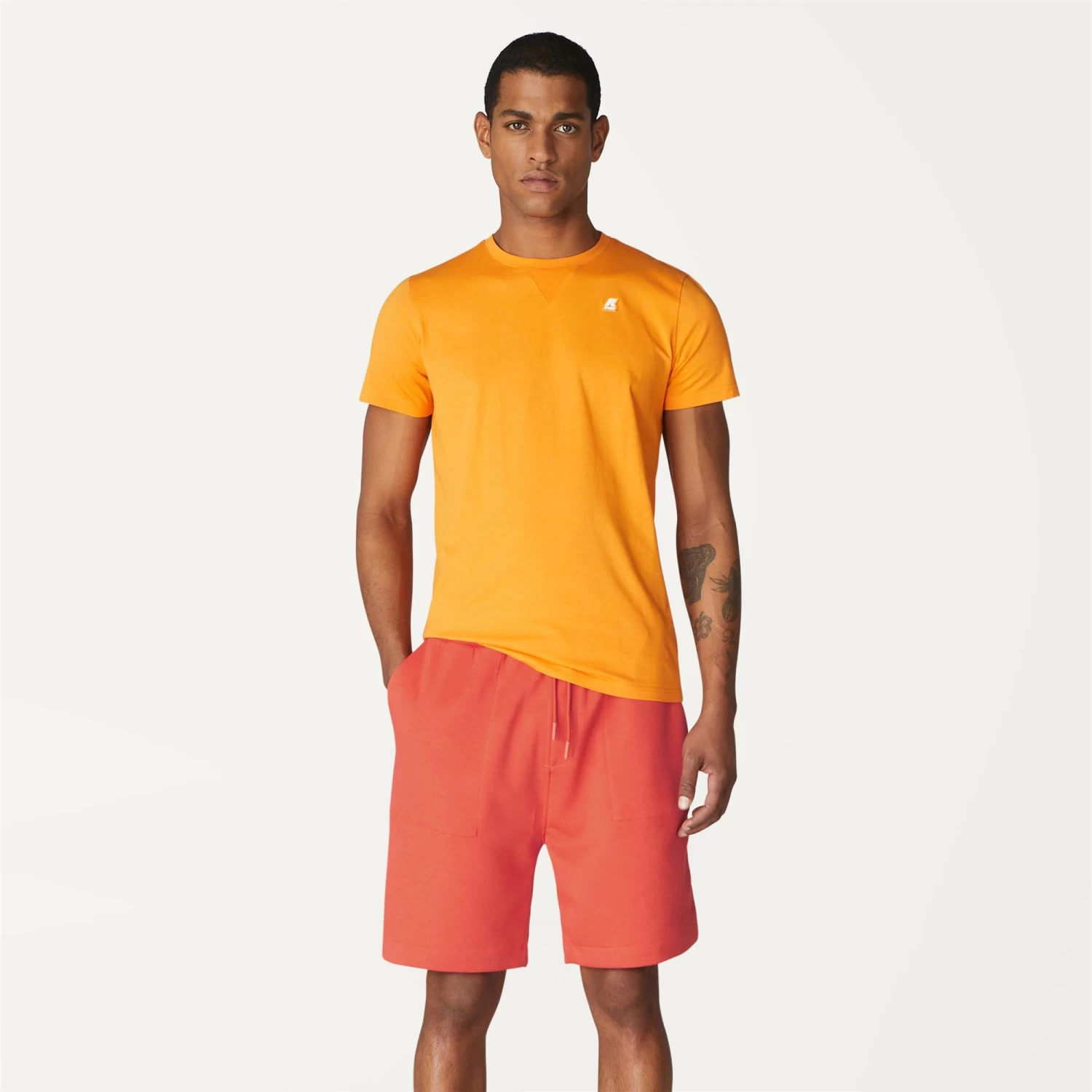 THEOTIME LIGHT SPACER - Shorts - SportShorts - Man - ORANGE - immagine 3