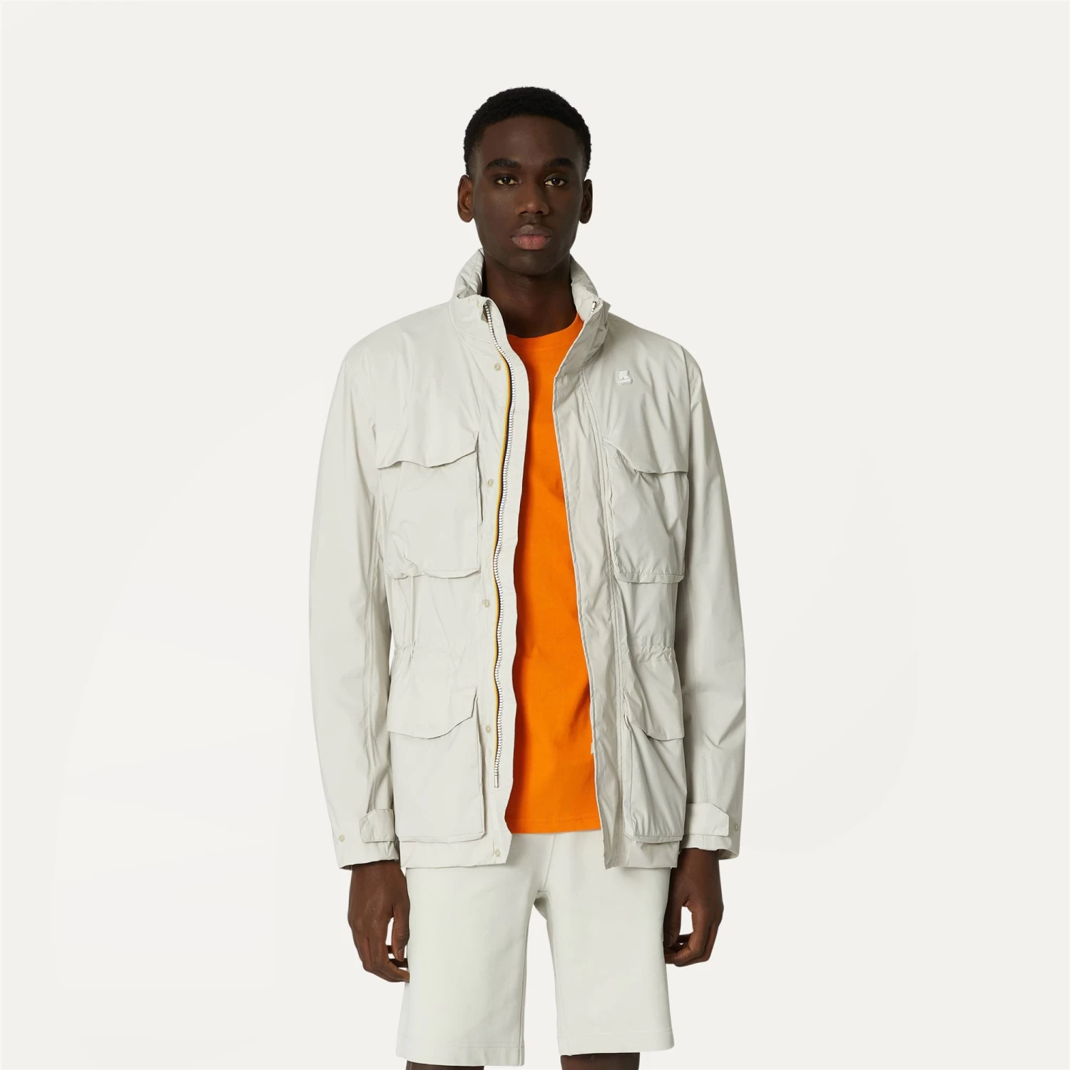 MANPHY STRETCH NYLON JERSEY - Jackets - Short - Man - BEIGE LT - immagine 3