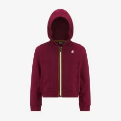 P. DELINE - Fleece - Jacket - Girl - RED DK