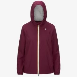 MARGUERITE STRETCH POLY JERSEY - Jackets - Mid - Woman - RED DK