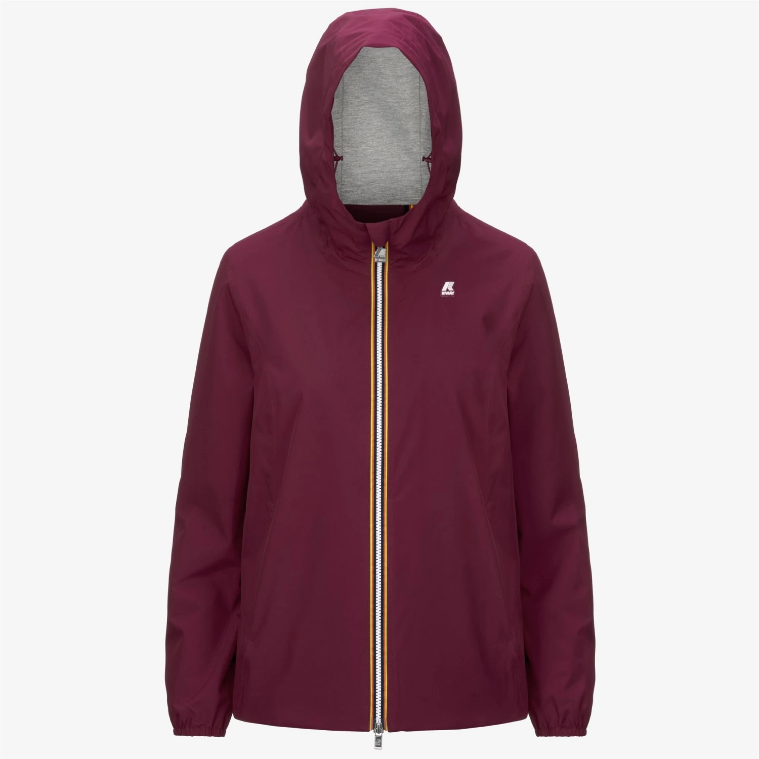 MARGUERITE STRETCH POLY JERSEY - Jackets - Mid - Woman - RED DK