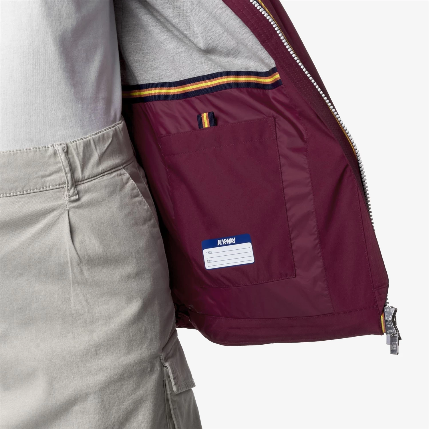 MARGUERITE STRETCH POLY JERSEY - Jackets - Mid - Woman - RED DK - immagine 2