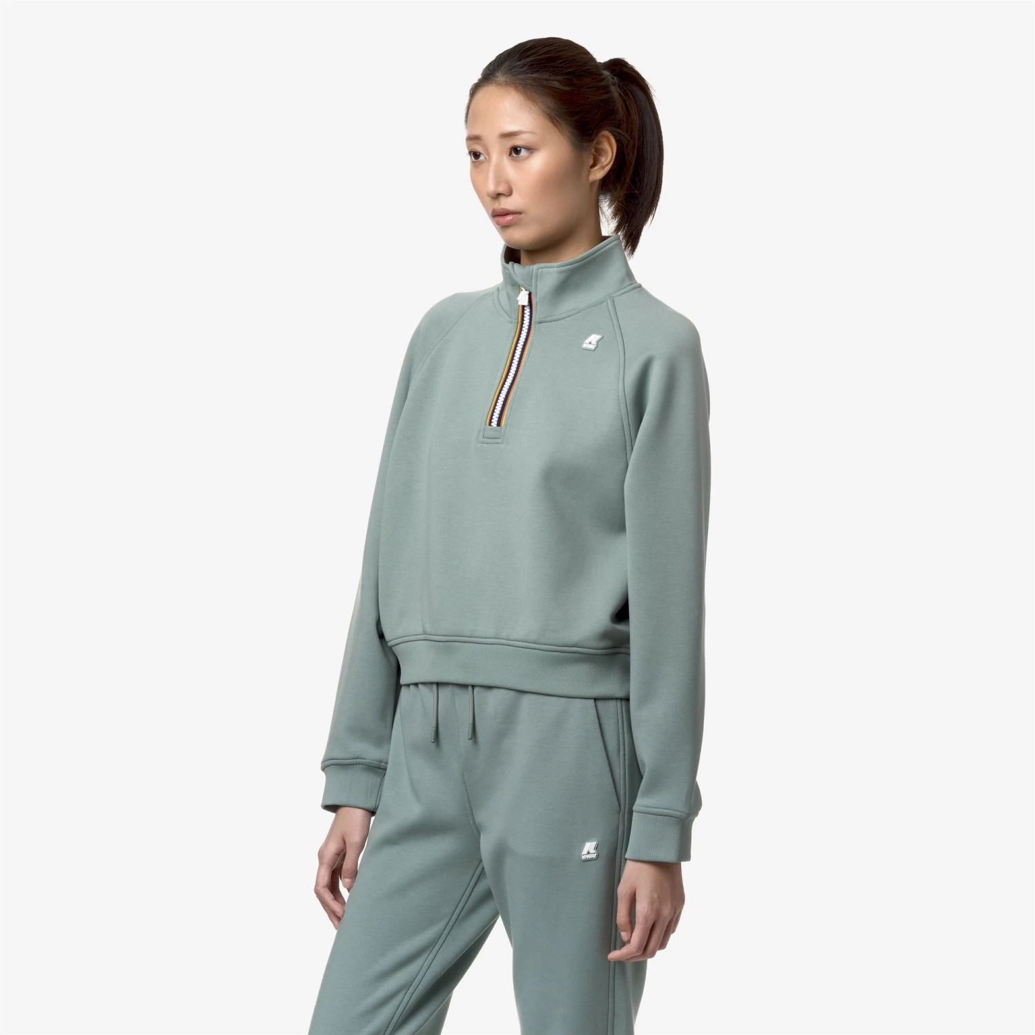 JEUNE LIGHT SPACER - Fleece - Jumper - Woman - GREEN MOLD - immagine 4