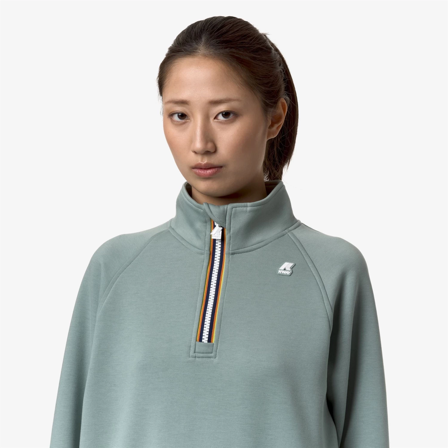 JEUNE LIGHT SPACER - Fleece - Jumper - Woman - GREEN MOLD - immagine 2