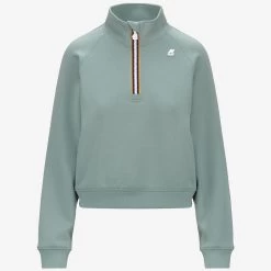 JEUNE LIGHT SPACER - Fleece - Jumper - Woman - GREEN MOLD