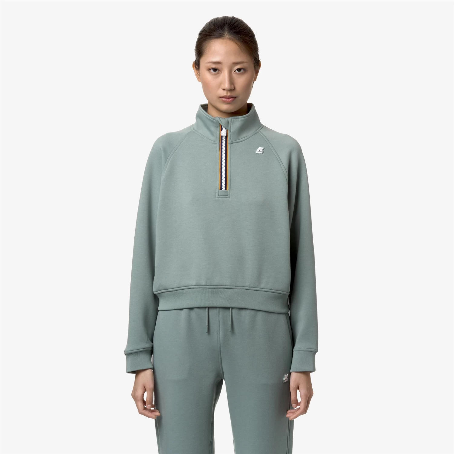 JEUNE LIGHT SPACER - Fleece - Jumper - Woman - GREEN MOLD - immagine 3