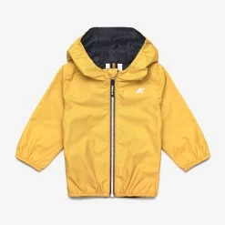 E. JAKE PLUS.2 REVERSIBLE - Jackets - Short - Kid Unisex - YELLOW MIMOSA-BLUE DEPTH