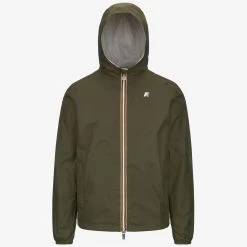 JAKE PLUS.2 REVERSIBLE - Jackets - Short - Man - GREEN C-BEIGE L