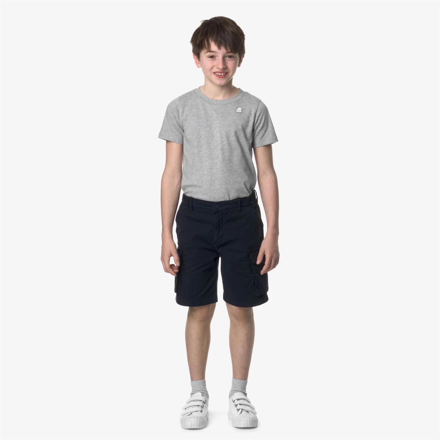 P. DAVON - Shorts - Cargo - Boy - BLUE DEPTH - immagine 3