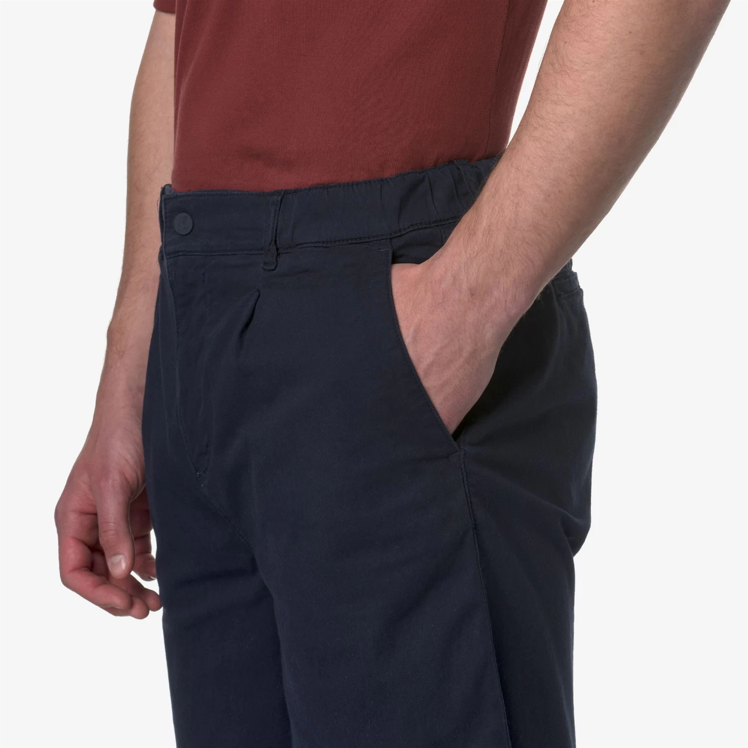 THEON - Shorts - CHINO - Man - BLUE DEPTH - immagine 2