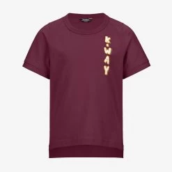 P. EMEL CLOUDY - T-ShirtsTop - T-Shirt - Girl - RED DK