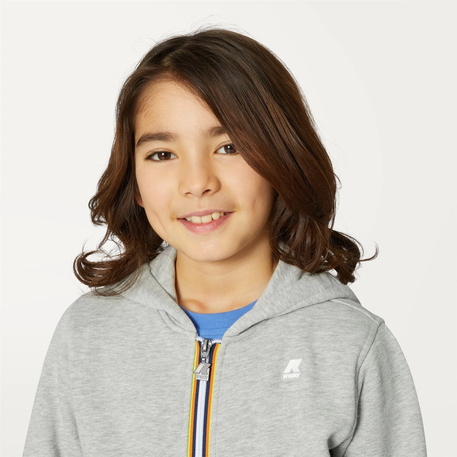 P. ANTHONY - Fleece - Jacket - Boy - GREY MEL - immagine 2