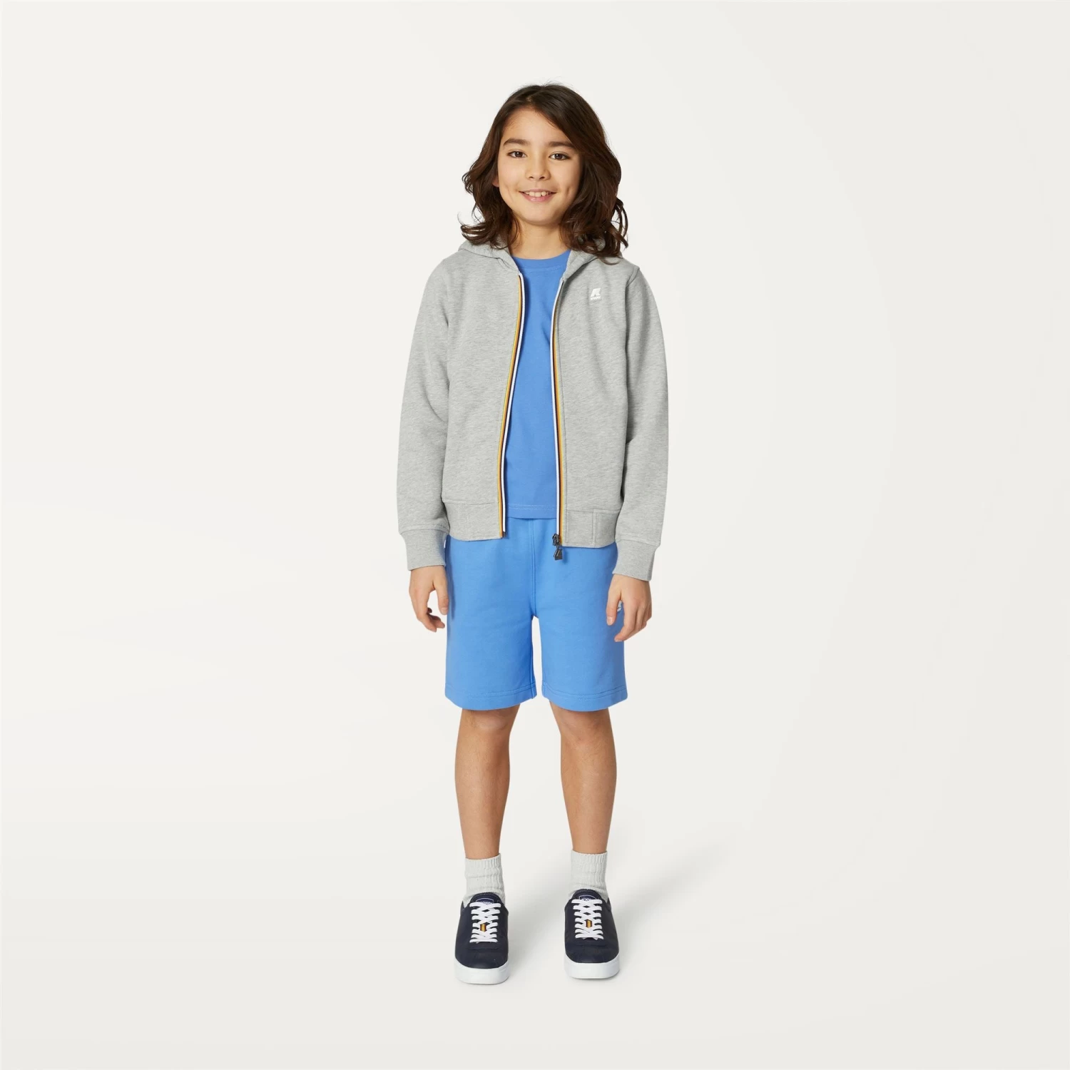 P. ANTHONY - Fleece - Jacket - Boy - GREY MEL - immagine 3