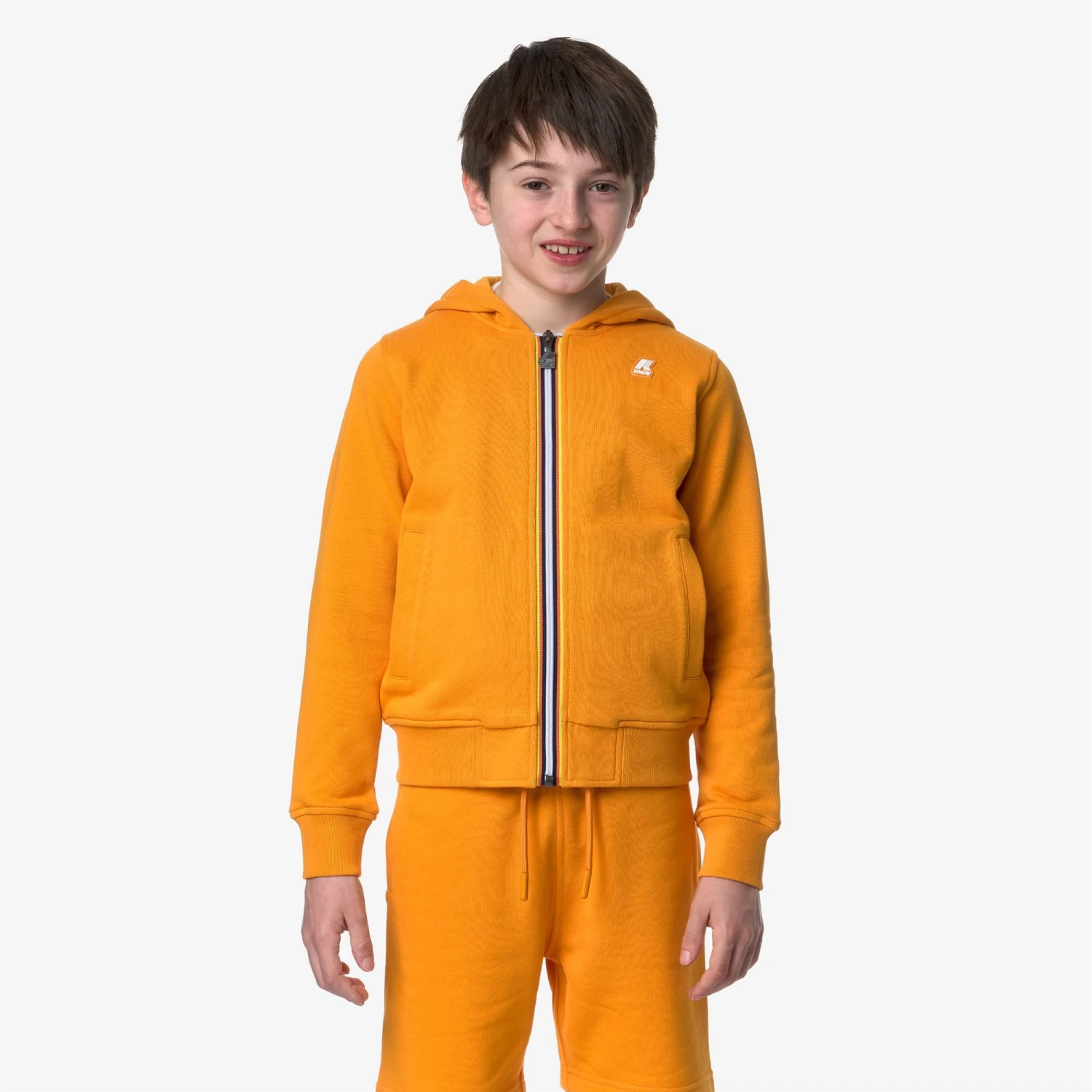 P. ANTHONY - Fleece - Jacket - Boy - ORANGE MD - immagine 3