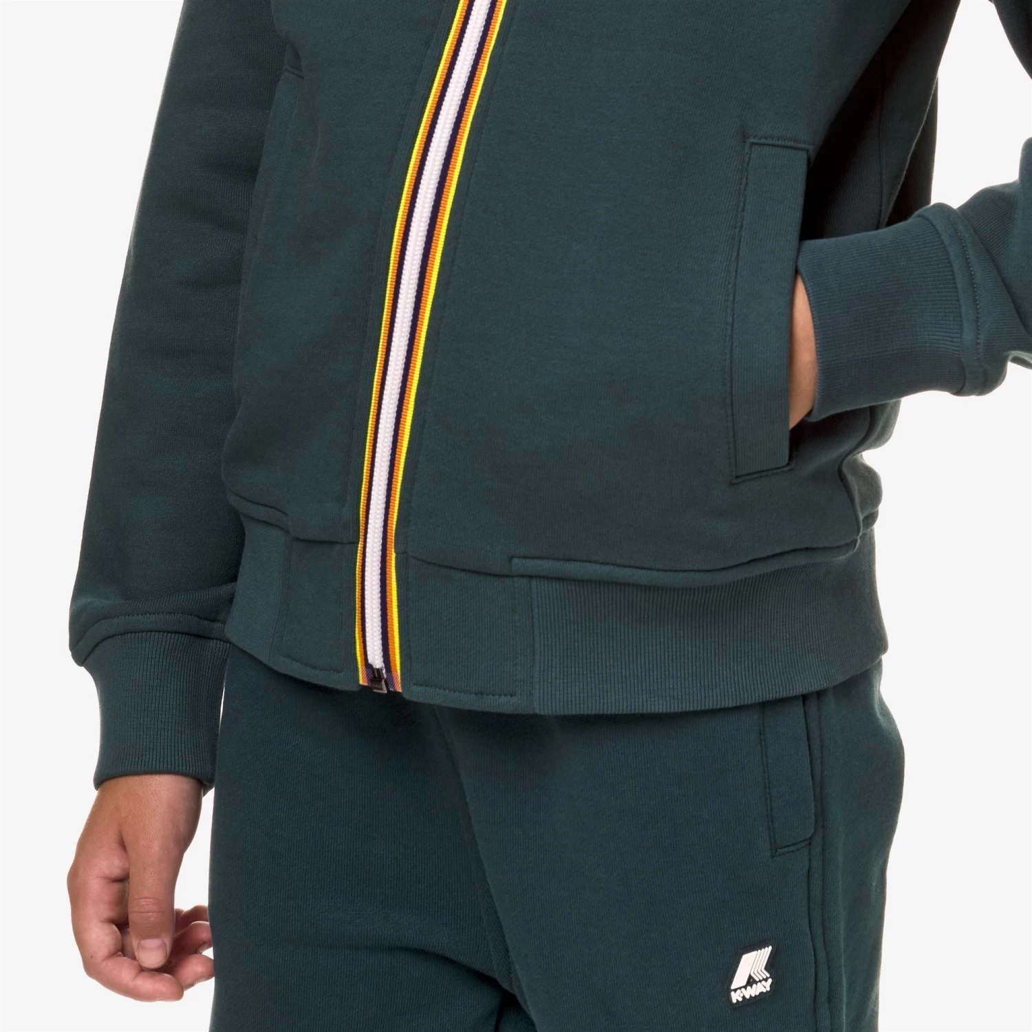 P. ANTHONY - Fleece - Jacket - Boy - GREEN PETROL - immagine 5