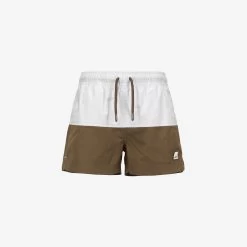 P. LESLIE - Bathing Suits - Swimming Trunk - Boy - WHITE-BROWN C