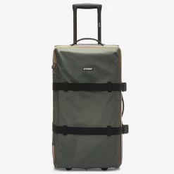 BLOSSAC M - Luggage Bags - Trolley - Unisex - GREEN BLACKISH-BLACK PURE
