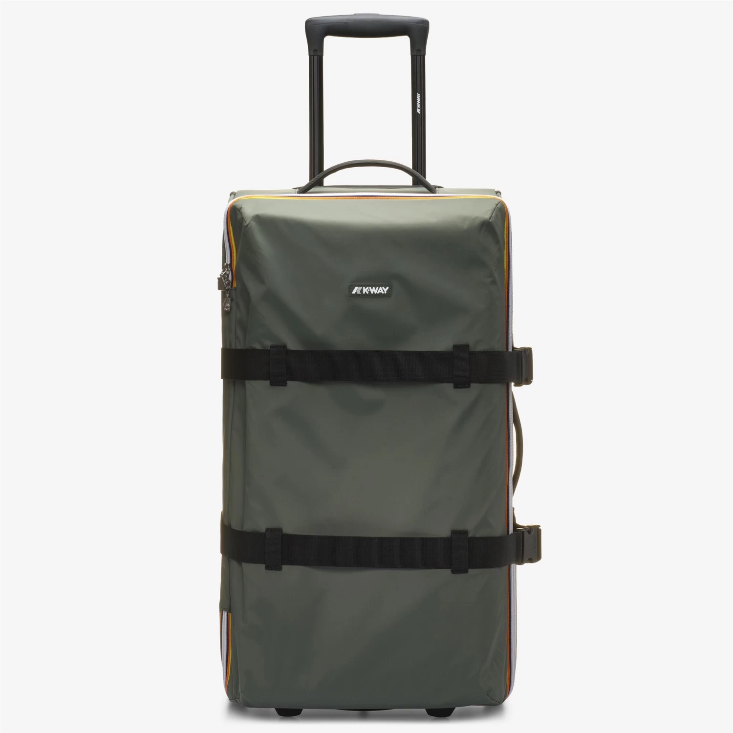 BLOSSAC M - Luggage Bags - Trolley - Unisex - GREEN BLACKISH-BLACK PURE