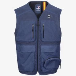 ALLOS - Jackets - Vest - Unisex - BLUE FIORD RIPSTOP