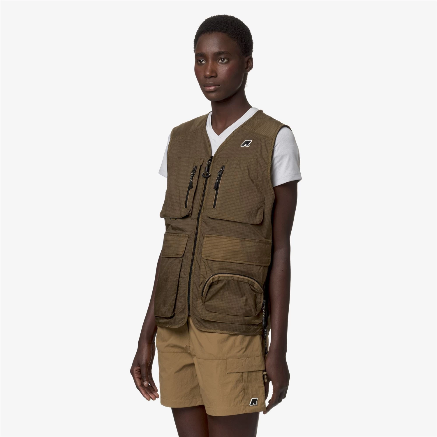 ALLOS - Jackets - Vest - Unisex - BROWN CORDA RIPSTOP - immagine 4