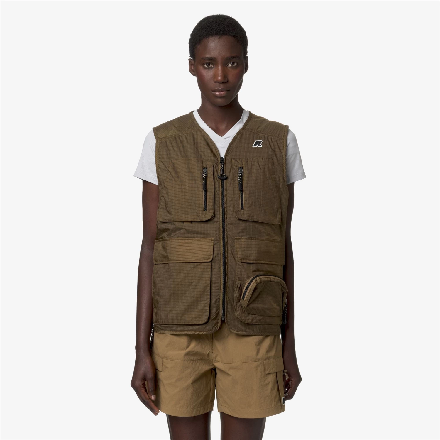 ALLOS - Jackets - Vest - Unisex - BROWN CORDA RIPSTOP - immagine 3