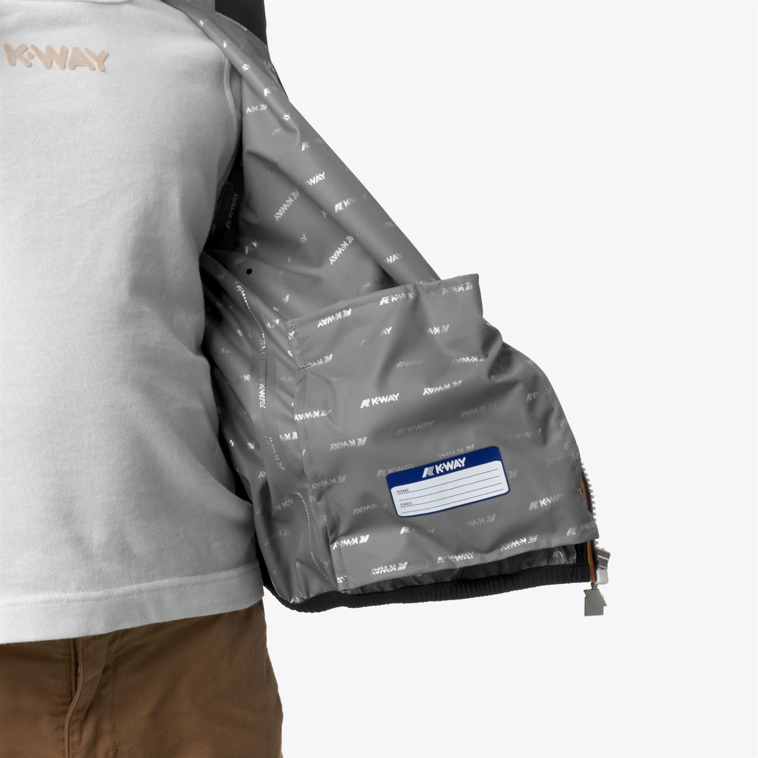 P. JACK STRETCH DOT - Jackets - Short - Boy - BLACK PURE - immagine 2