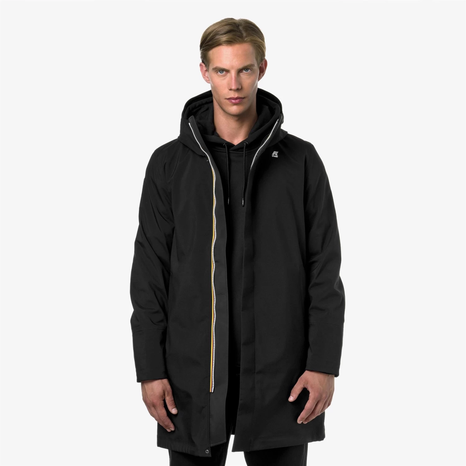 THOMAS BONDED - Jackets - Long - Man - BLACK P-BLUE D - immagine 3