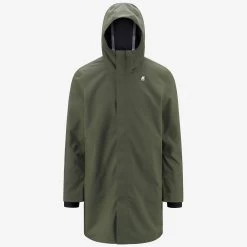 THOMAS BONDED - Jackets - Long - Man - GREEN B -BLUE DEPTH