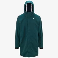 THOMAS BONDED - Jackets - Long - Man - GREEN P-BLUE D