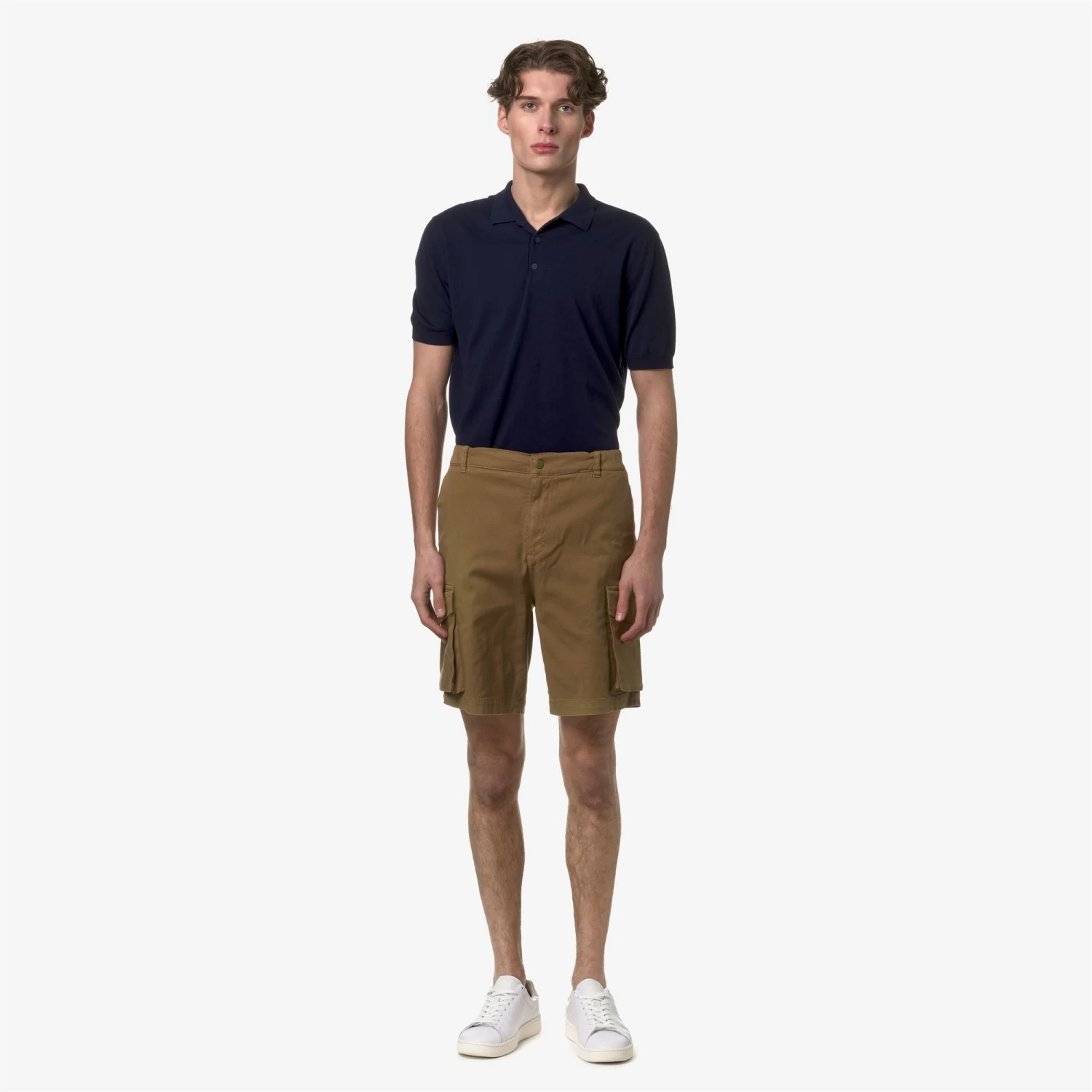 DAVON - Shorts - Cargo - Man - BROWN CORDA - immagine 3