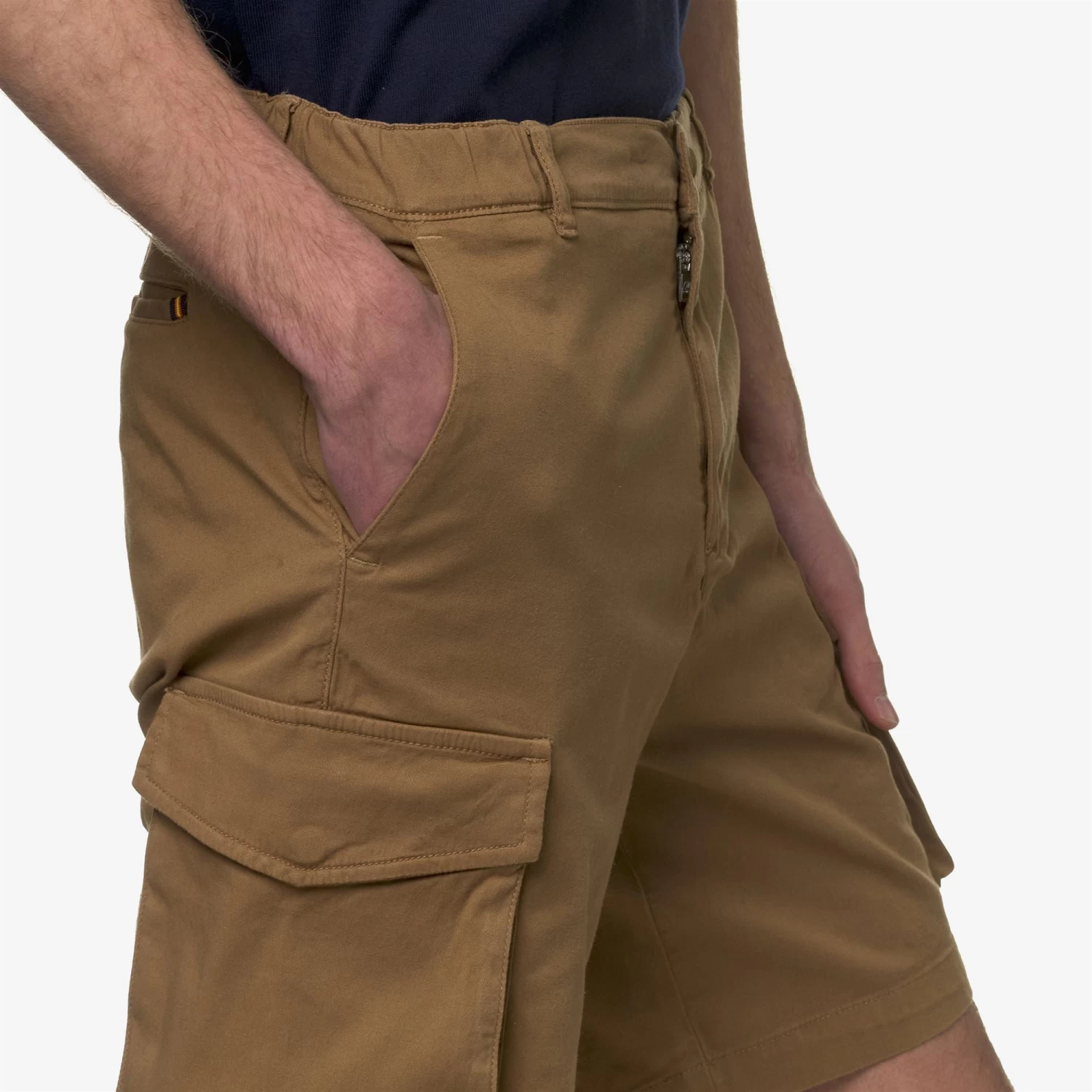 DAVON - Shorts - Cargo - Man - BROWN CORDA - immagine 2