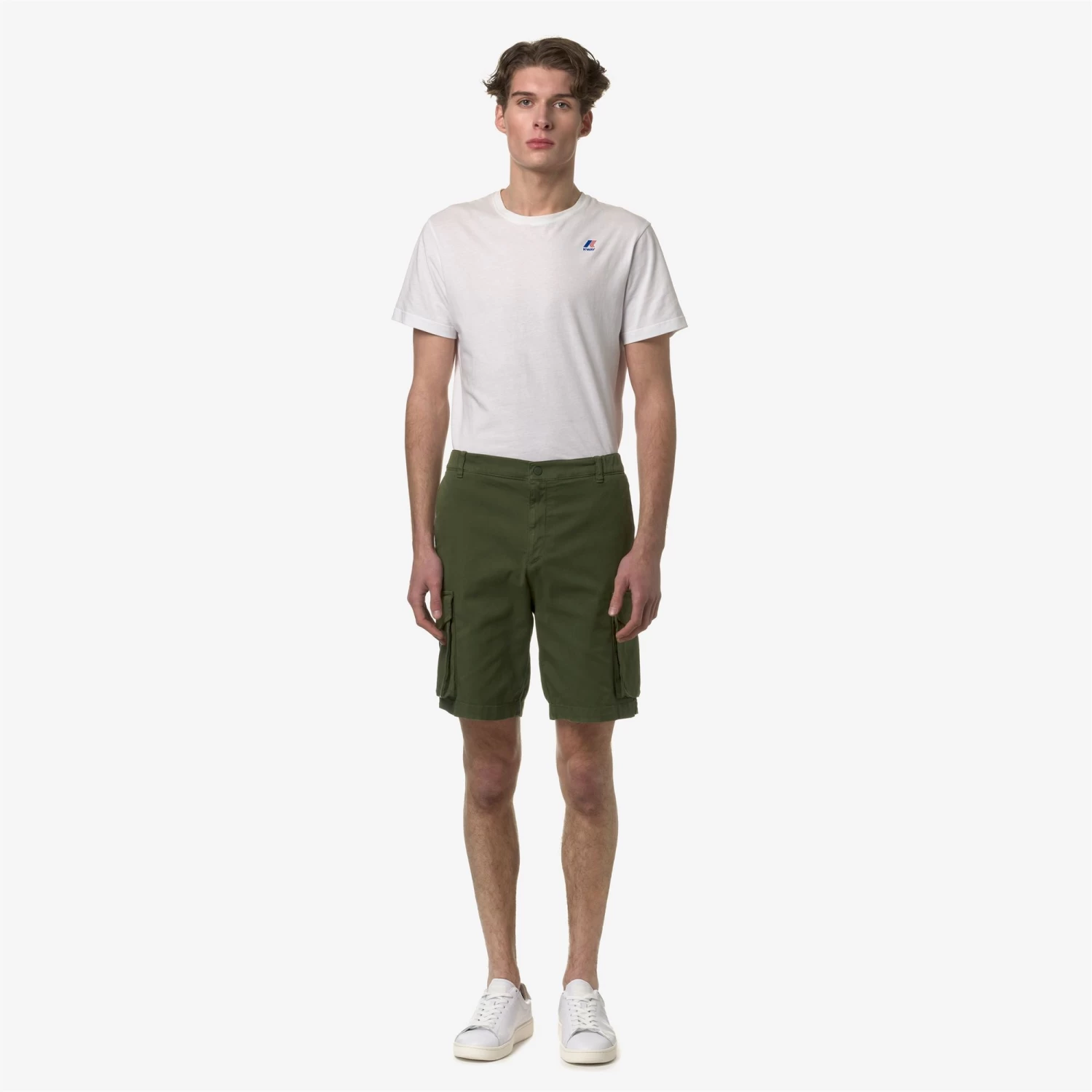 DAVON - Shorts - Cargo - Man - GREEN CYPRESS - immagine 3