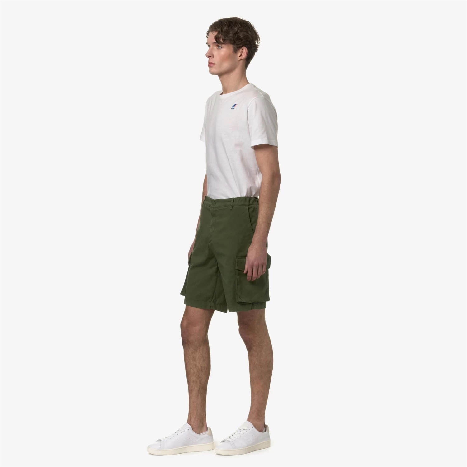 DAVON - Shorts - Cargo - Man - GREEN CYPRESS - immagine 4