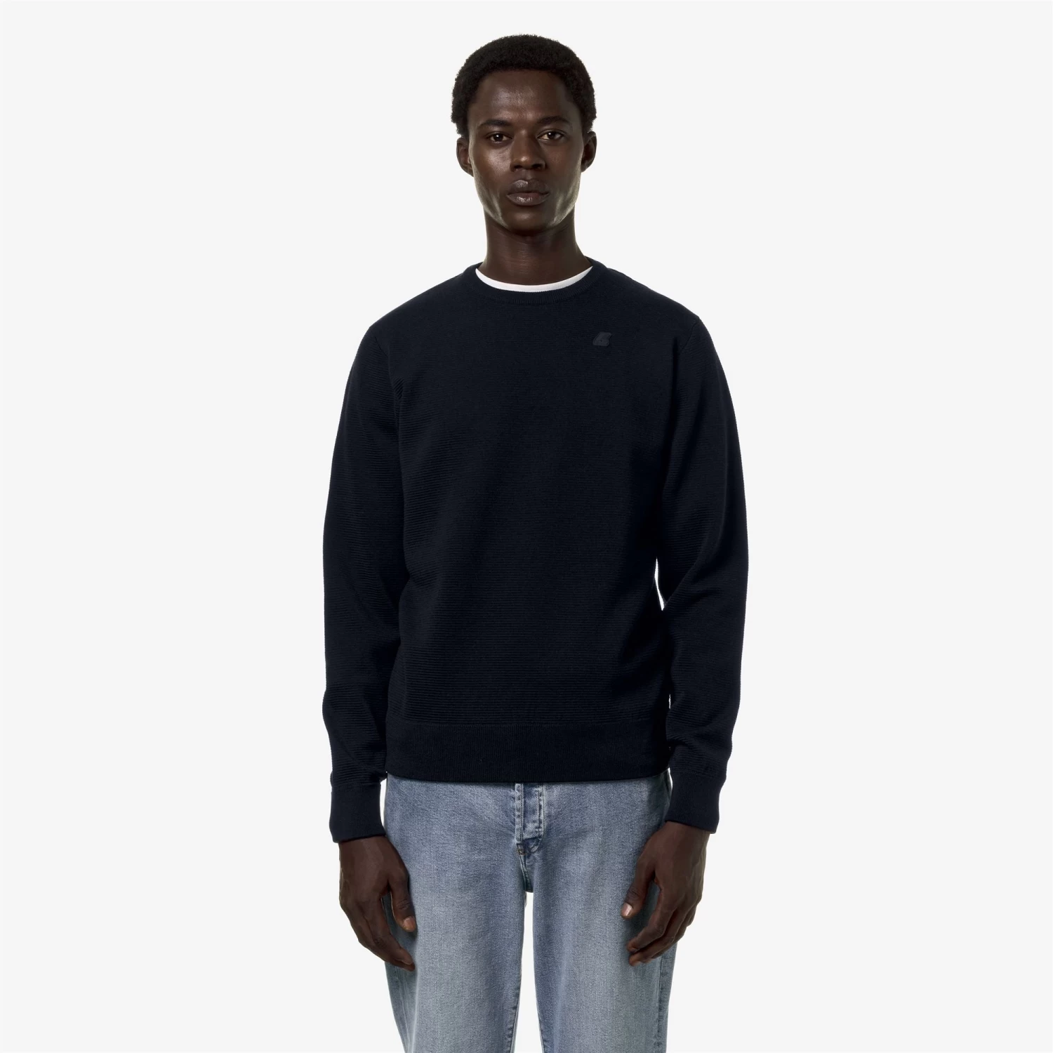 SEBASTIEN EASY CARE - Knitwear - PullOver - Man - BLUE DEPTH - immagine 3