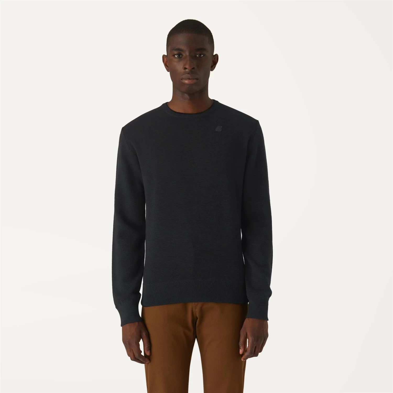 SEBASTIEN EASY CARE - Knitwear - PullOver - Man - BLACK PURE - immagine 3