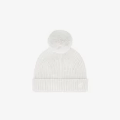 P. VINCIENNE CARDIGAN STITCH - Headwear - Hat - Girl - WHITE MILK