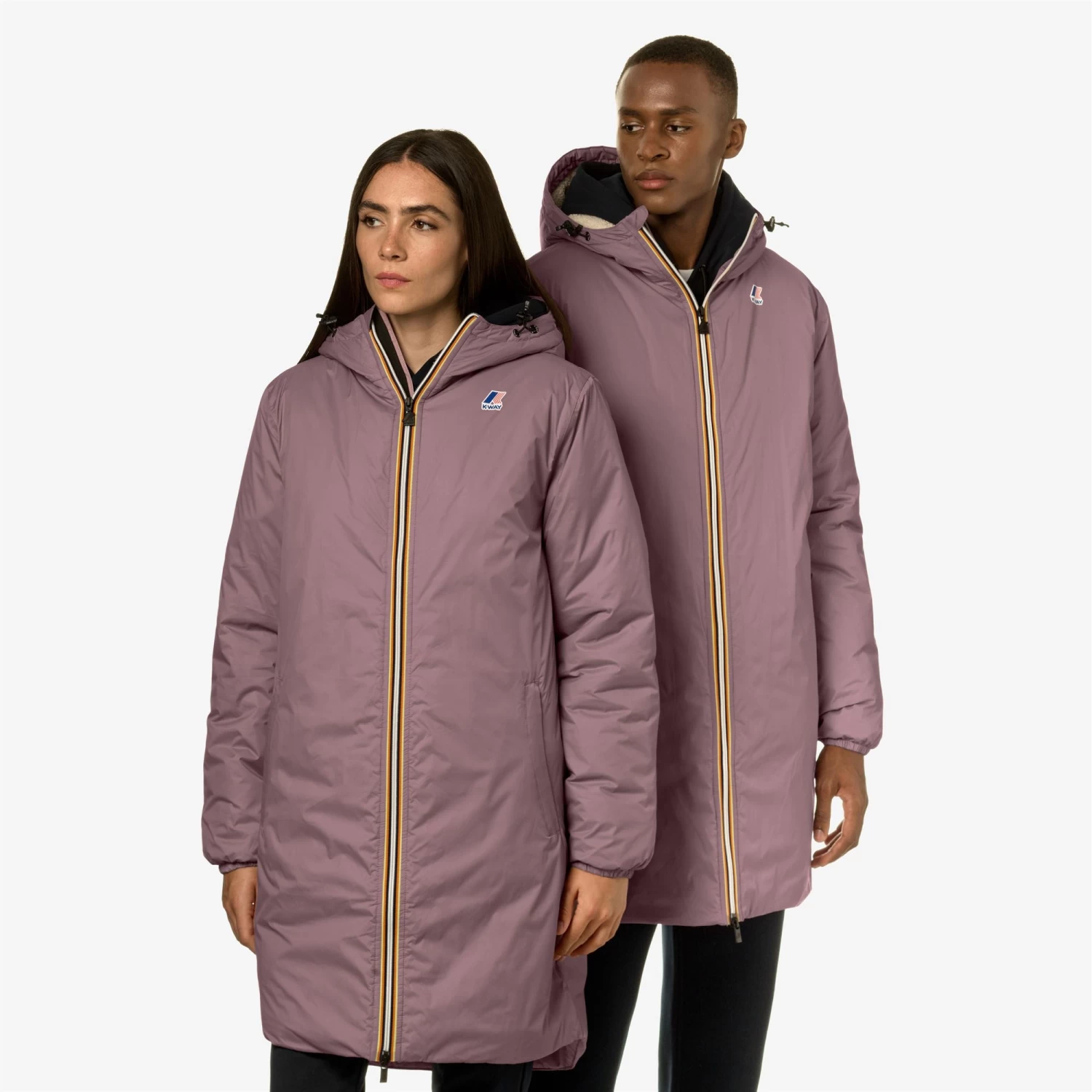 Le Vrai 3.0 Eiffel Orsetto - Jackets - 3/4 LENGTH - Unisex - VIOLET DUSTY - immagine 2
