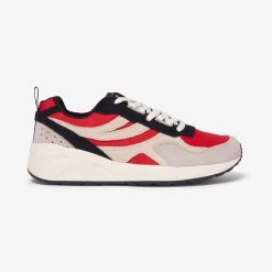 TRAINING 3.0 LACES - Sport Shoes - Low Cut - Unisex - RED-LT GRAY-WHITE-BLU NAVY