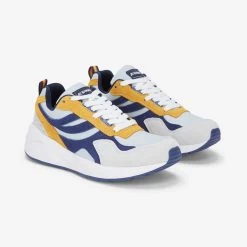 TRAINING 3.0 LACES - Sport Shoes - Low Cut - Unisex - GREY LT-BLUE MEDIEVAL-YELLOW SUNFLOWER